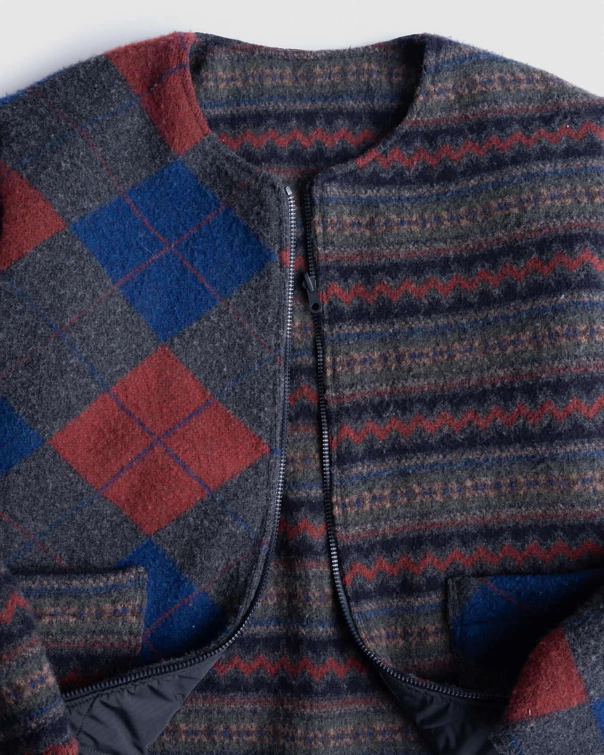 Howlin' x Engineered Garments - Reversible Cardigan Jacket