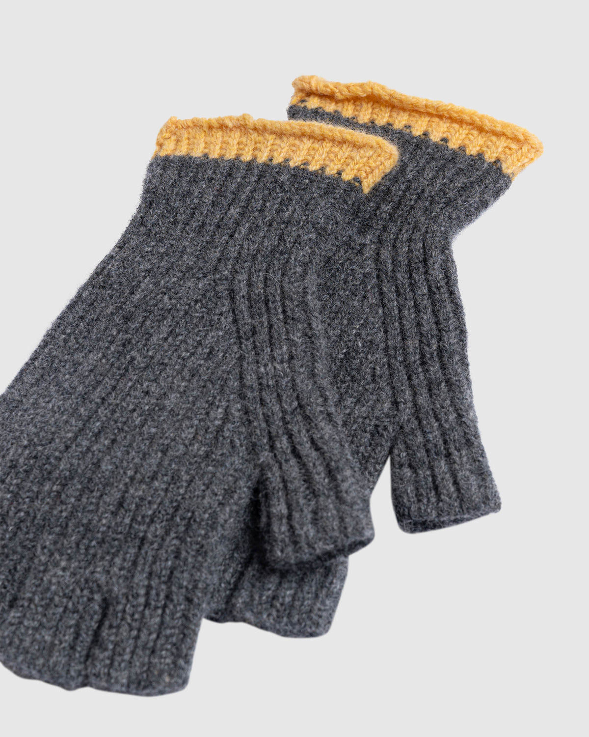 Lost My Fingers Ribbed Gloves - Metal