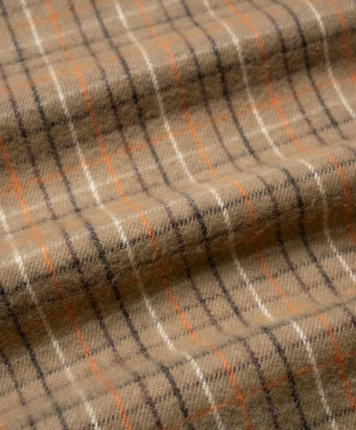 Love Pants - Brushed Japanese Cotton Check Camel (Women)