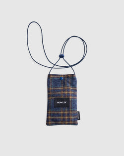 Magic Pouch Bag - Check - Blue