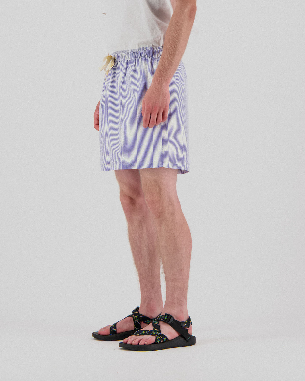 Magic Shorts - Seersucker Stripes - Blue Moon