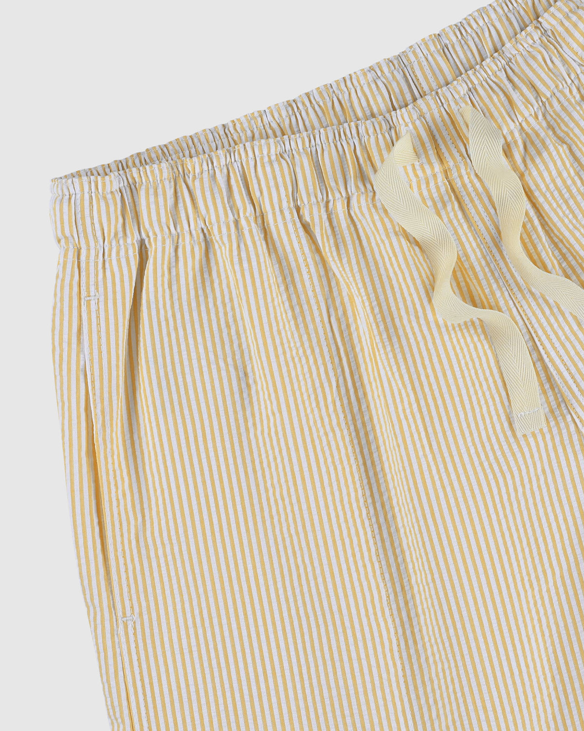 Magic Shorts - Seersucker Stripes - Butter In The Sun