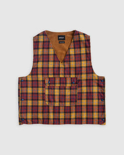 Mutant Disco Vest - Check Twill - Yellowman