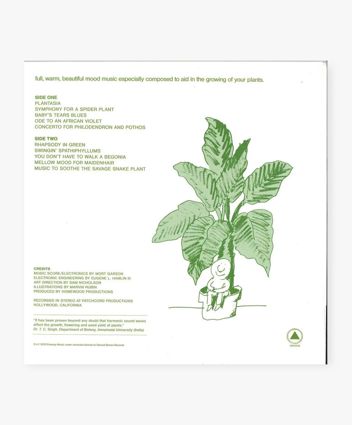 Mort Garson — Mother Earth's Plantasia LP *restock