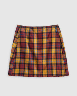 Safe Skirt - Check Twill - Yellowman (Women)