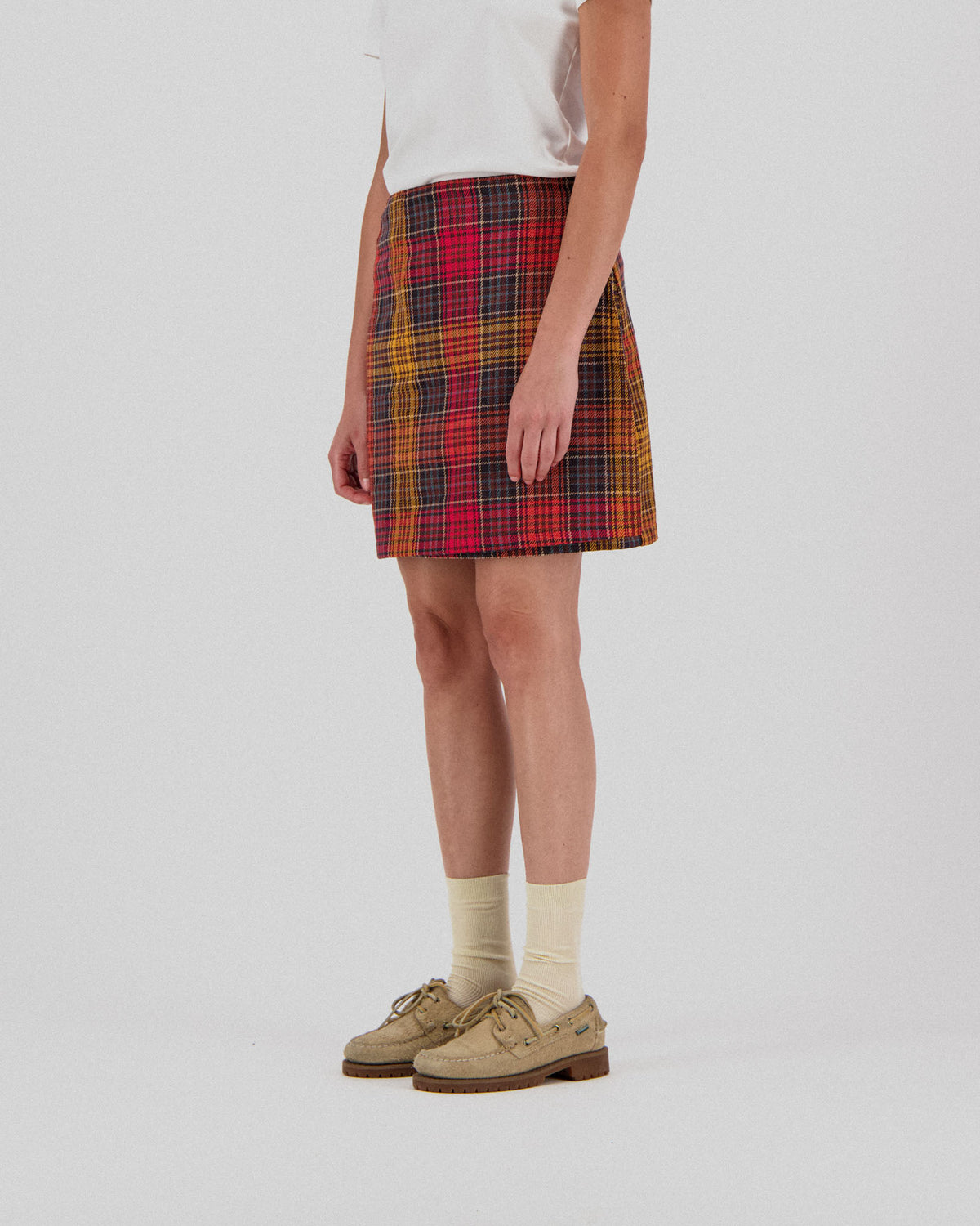 Safe Skirt - Japanese Twill Check - Spaced Up (Women)