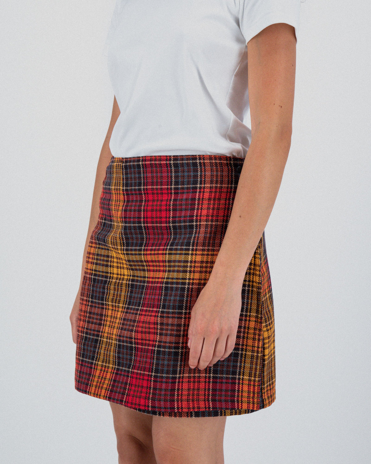 Safe Skirt - Japanese Twill Check - Spaced Up (Women)
