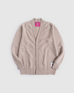 Shaggy Bear Cardigan - Biscuit