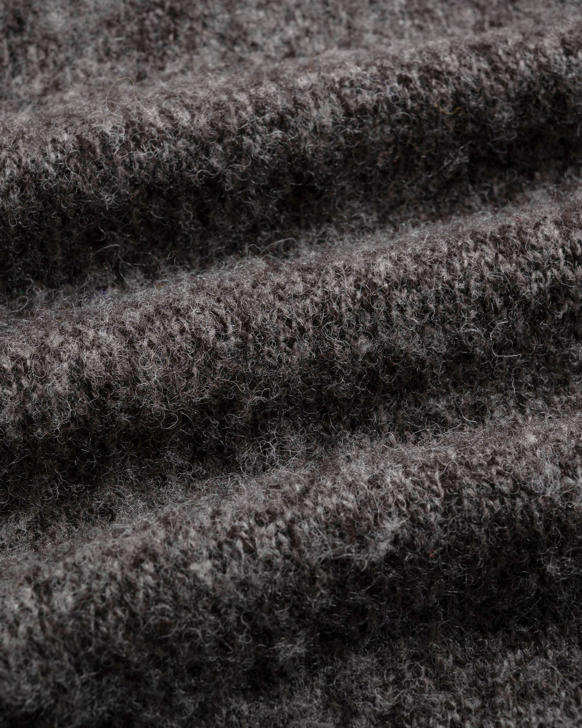 Shaggy Bear Slipover - Black Melange