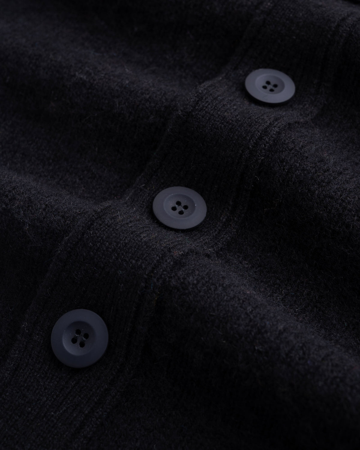 Shaggy Bear Cardigan - Black