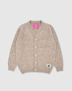 Shaggy Bear Cardigan - Mixed Shrooms