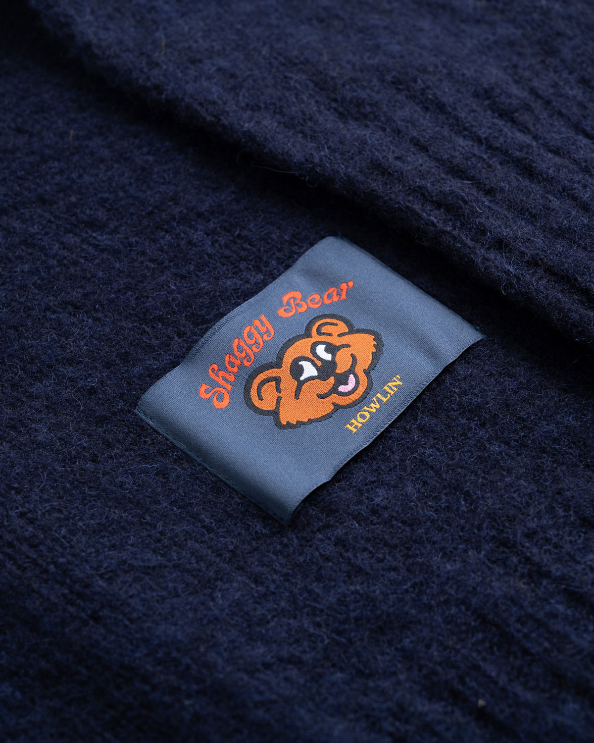 Shaggy Bear Cardigan - Navy