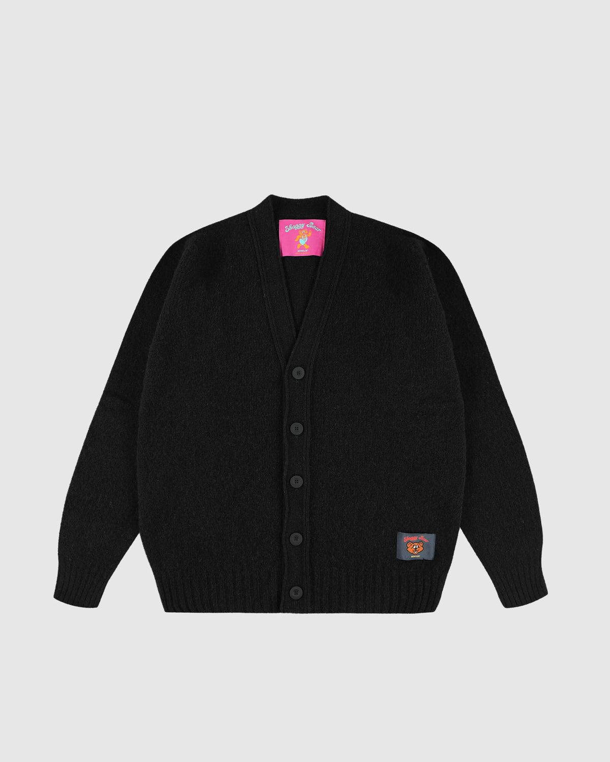 Shaggy Bear Women Cardigan - Black (Women)