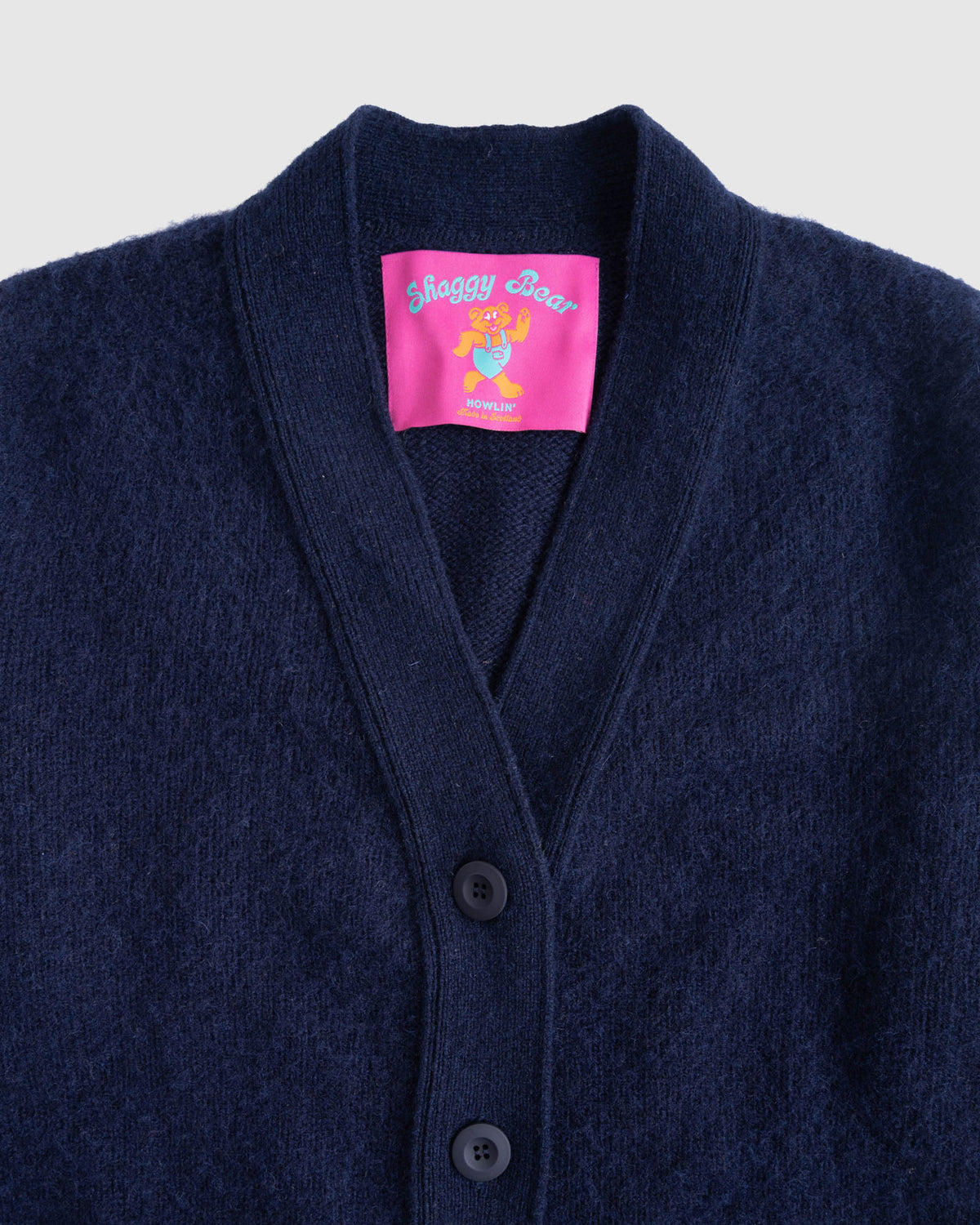 Shaggy Bear Women Cardigan - Navy (Women)