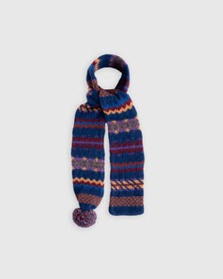 Small Woolen Wonder Scarf - Blue