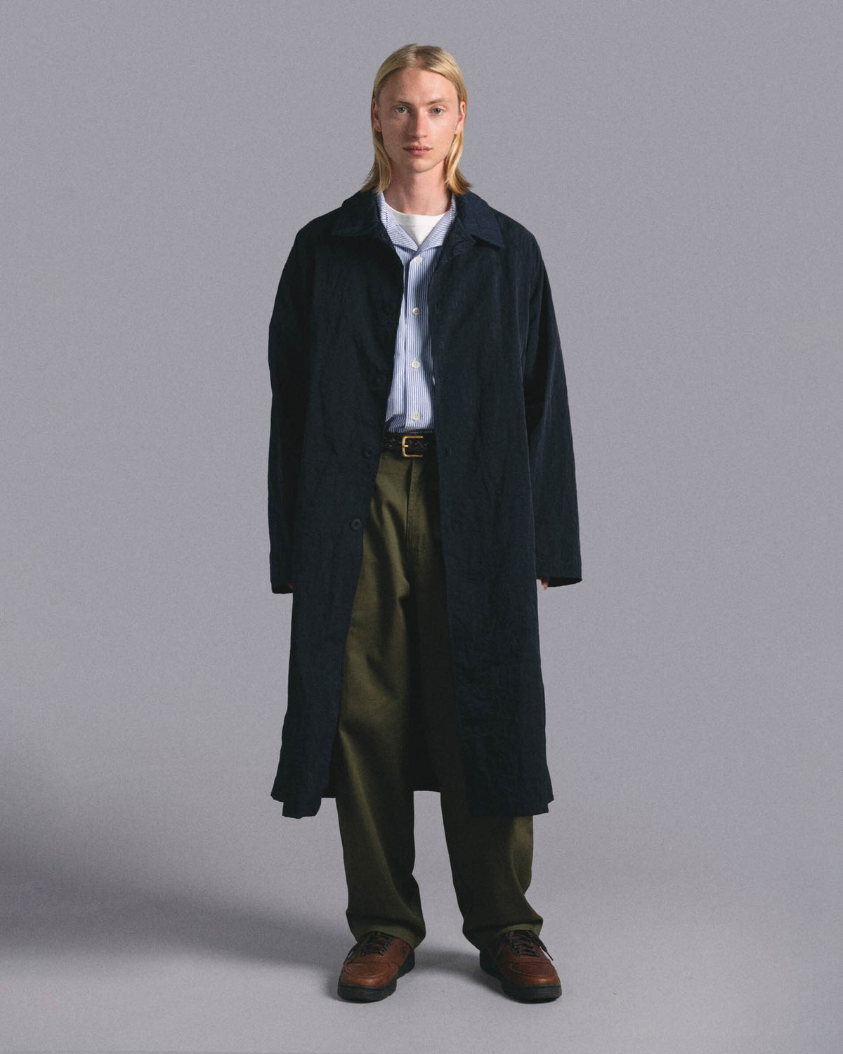 Space Jacket - Grungy Japanese Nylon Twill - Deep Navy