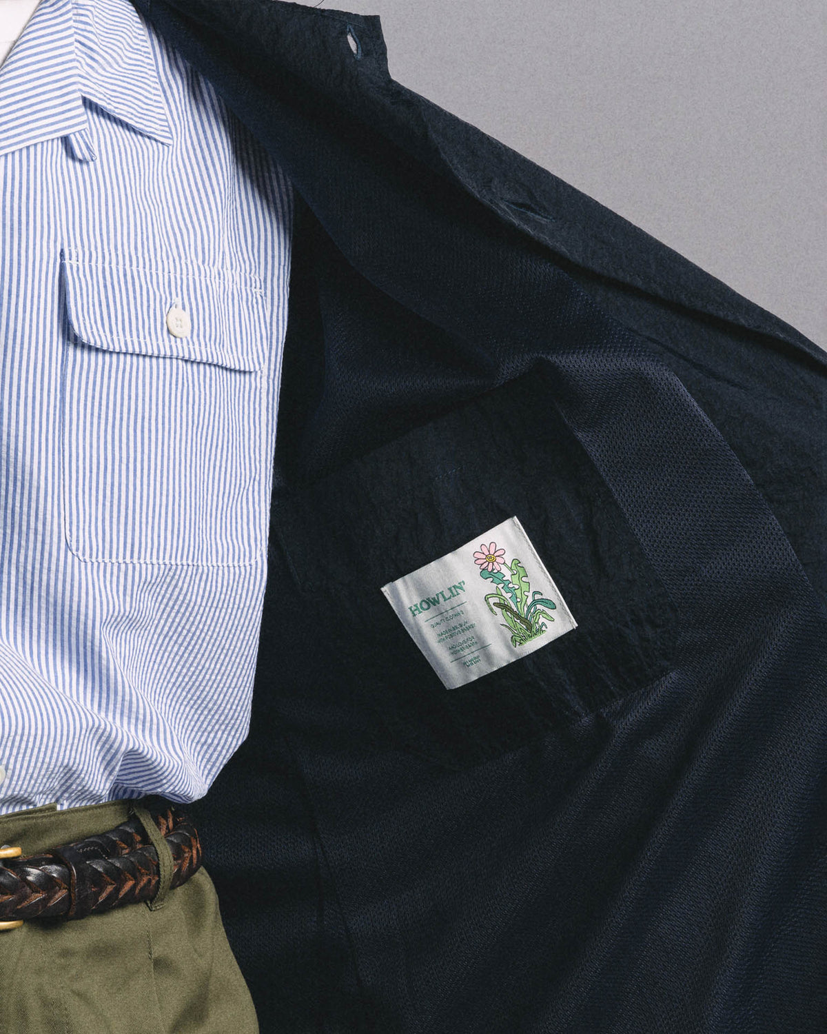 Space Jacket - Grungy Japanese Nylon Twill - Deep Navy