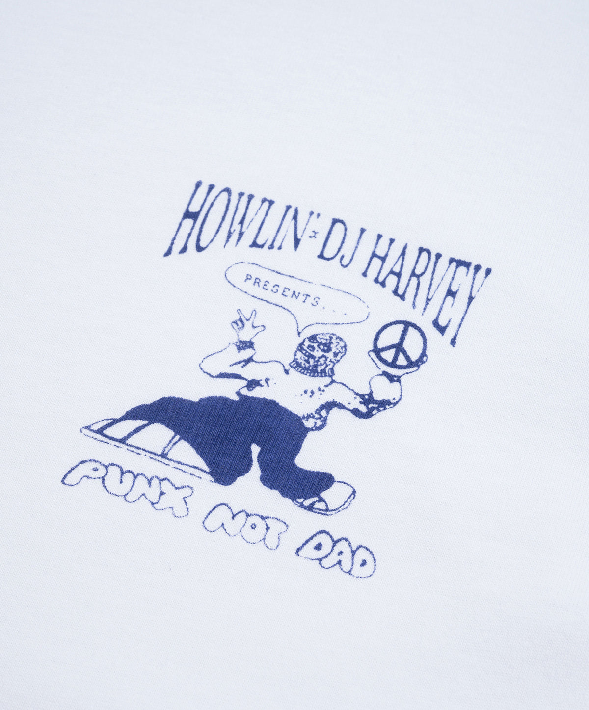 T-shirt With Purple Chest Logo  - White *Ltd