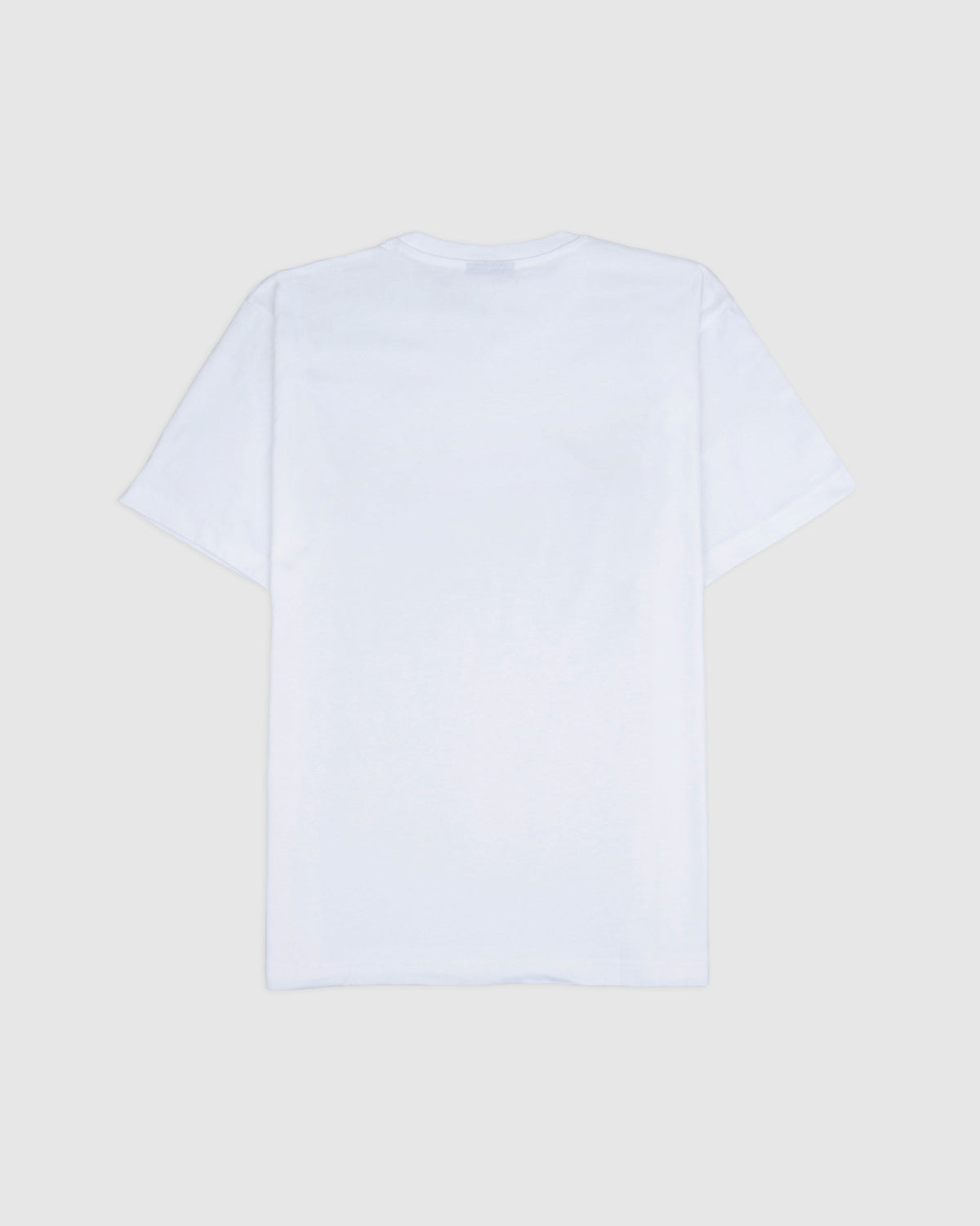 T-shirt With Purple Chest Logo  - White *Ltd