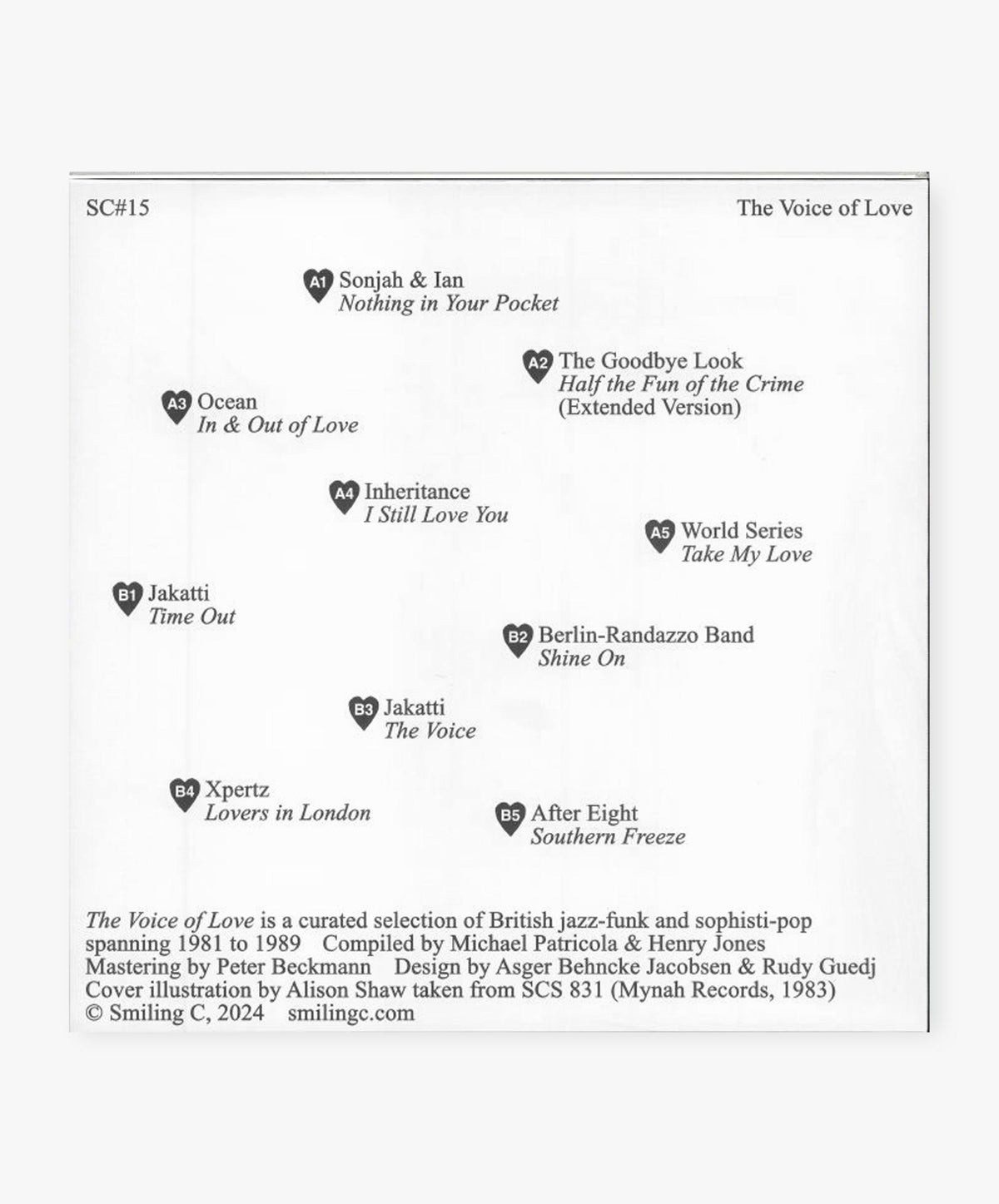 Various — The voice of love LP