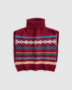Woolen Wonder Collar - Cherry Glow