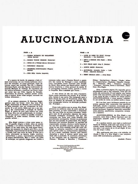 Zito Righi e Seu Conjunto - Alucinolandia LP